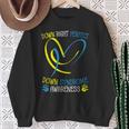 World Down Syndrome Awareness Day Down Right Perfect Sweatshirt Gifts for Old Women
