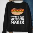 World's Best Hotdog Maker Hot Dog Sweatshirt Gifts for Old Women