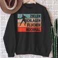 Zielen Schlagen Fluchen Nomals Table Tennis Ping Pong Sweatshirt Geschenke für alte Frauen