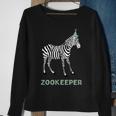 Zookeeper Zebra Birthday AdultKid Zebra Safari Party Sweatshirt Gifts for Old Women