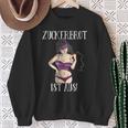 Zuckerbret Ist Aus Domina Sexy Lingerie And Whip Outfit Sweatshirt Geschenke für alte Frauen