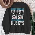 Zwei Husky Dog Husky Sweatshirt Geschenke für alte Frauen