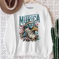 4Th Of July Patriotic Eagle July 4Th Usa Murica Sweatshirt Gifts for Old Women