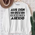 Aikido Hobby Lustiger Aikido Spruch Sweatshirt Geschenke für alte Frauen