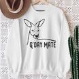 Australia G'day Mate Kangaroo Australian Symbol Sweatshirt Gifts for Old Women