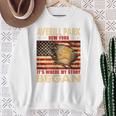 Averill Park New York Usa Flag Independence Day Sweatshirt Gifts for Old Women
