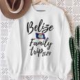 Belize Family Trip 2024 Caribbean Vacation Fun Matching Sweatshirt Gifts for Old Women