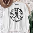 Bigfoot Hide And Seek Champion Sasquatch Retro Vintage Sweatshirt Gifts for Old Women