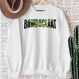 Bomboclaat Jamaican Slang Heritage Flag Sweatshirt Gifts for Old Women