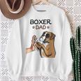 Boxer Dog Papa Sweatshirt Geschenke für alte Frauen