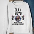 Boyd Clan Christmas Scottish Family Name Party Sweatshirt Gifts for Old Women