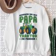 Boy's Geboren Um Mit Papa Trktor Zu Fahren Born To Go With Sweatshirt Geschenke für alte Frauen