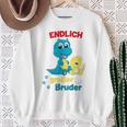 Children's Endlich Großer Bruder 2023 Announce Dino 80 Sweatshirt Geschenke für alte Frauen