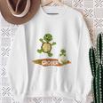 Children's Endlich Großer Bruder Sohn Geschwister Schildkrötes Sweatshirt Geschenke für alte Frauen