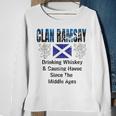 Clan Ramsay Tartan Scottish Family Name Scotland Pride Sweatshirt Gifts for Old Women