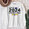 Class Of 2024 Congrats Grad 2024 Congratulations Graduate Sweatshirt Gifts for Old Women