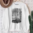 Classic Us Flag Vintage Pickup Truck Sweatshirt Gifts for Old Women