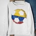 Colombia Soccer Ball Flag Jersey Colombian Football Sweatshirt Gifts for Old Women