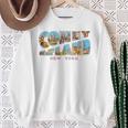 Coney Island New York City Ny Retro Vintage SouvenirSweatshirt Gifts for Old Women