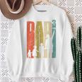 Dad Hoch 3Ater Papa Mit 3 Kinder Künstler Maler Lackierer Sweatshirt Geschenke für alte Frauen