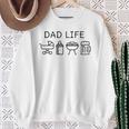 Dad Life Lustiges Herren Sweatshirt mit Vater-Sprüchen Geschenke für alte Frauen