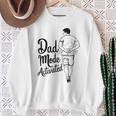 Dad Mode Activated Dad Meme Father's Day Best Father Sweatshirt Gifts for Old Women