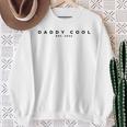 Daddy Cool Est 2024 Für Papaatertag Weihnachten Raglan Sweatshirt Geschenke für alte Frauen