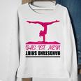 Das Ist Mein Handstand German Language White S Sweatshirt Geschenke für alte Frauen