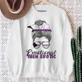 Demisexual Joke Saying Demisexual Flag Sweatshirt Gifts for Old Women