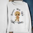 Doesn't Play Well With Others Cute Voodoo Doll Sweatshirt Gifts for Old Women