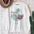 Driven To Read Pigeon Library Reading Books Readers Sweatshirt Gifts for Old Women