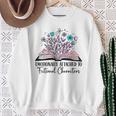 Emotionally Attached To Fictional Characters Book Lover Nerd Sweatshirt Gifts for Old Women