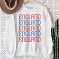 England 24 English Retro Sports Fans 2024 Vintage Classic Sweatshirt Gifts for Old Women