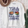 Family Vacation Punta Cana 2024 Matching Family Group Summer Sweatshirt Gifts for Old Women