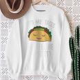 Feed Me Tacos And Tell Me I'm Pretty Tacos Sweatshirt Gifts for Old Women