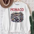 Formula Monaco City Monte Carlo Circuit Racetrack Travel Sweatshirt Gifts for Old Women