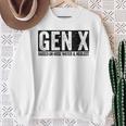 Gen X Raised On Hose Water & Neglect Generation X Sweatshirt Gifts for Old Women