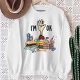 I'm Ok Quilting Loves Sweatshirt Gifts for Old Women