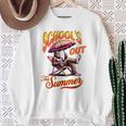 Retro Beach Schools Out For Summer Sweatshirt Gifts for Old Women