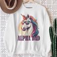 Unicorn Dad Laufey Father's Day Christmas Husband Sweatshirt Gifts for Old Women