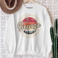 George The Man The Myth The Legend Personalized Name Sweatshirt Gifts for Old Women