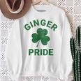 Ginger Pride Redhead St Patrick's Day Sweatshirt Gifts for Old Women