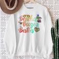 Girls Trip Girls Weekend Friends Beaches Booze & Besties Sweatshirt Gifts for Old Women