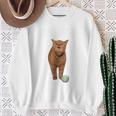 I Go Meow Cat Singing Meme Sweatshirt Gifts for Old Women