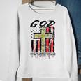 God Gave His Hardest Battles To His Toughest Soldiers Sweatshirt Gifts for Old Women