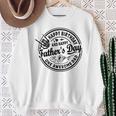 Happy Father's Day Dad Quotes Birthday Party Skeleton Sweatshirt Gifts for Old Women