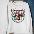 Hernandez Family Name Christmas Matching Surname Xmas Sweatshirt Gifts for Old Women