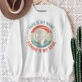 Herren Papa Ist Mein Name Angeln Ist Mein Spiel Fisherman Granddad Raglan Sweatshirt Geschenke für alte Frauen