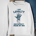 Hip Hop-- Best Lyrics Rapper -- Loyalty And Rolyalt Sweatshirt Gifts for Old Women