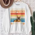 Hunde Papaatertag Geschenk Retro Deutscher Schäferhund Sweatshirt Geschenke für alte Frauen